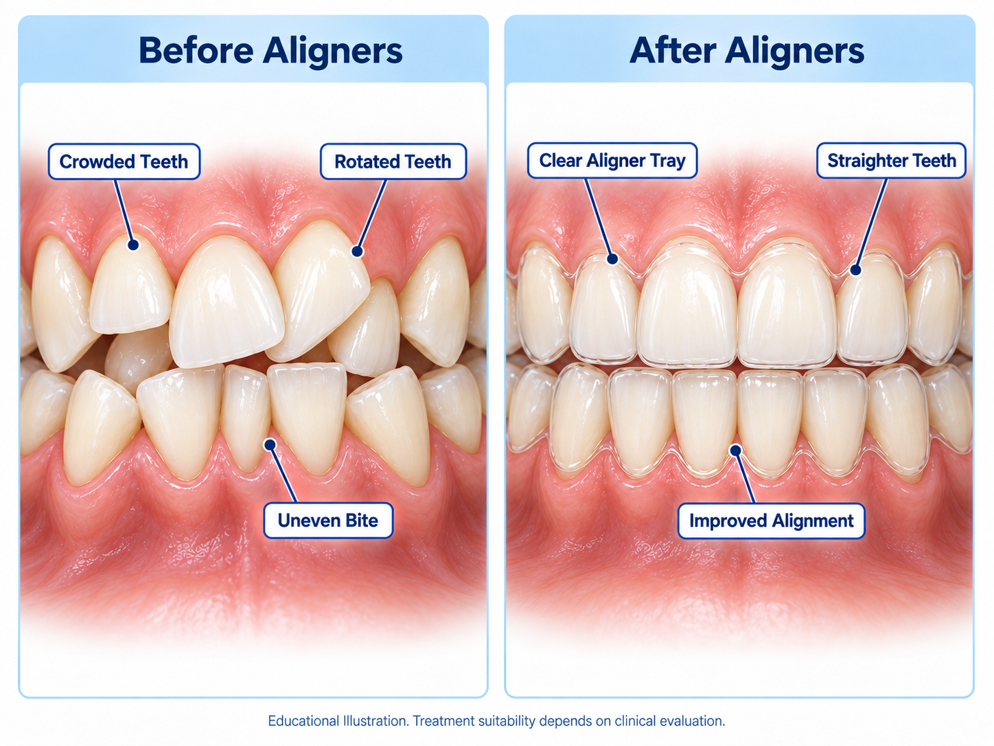 before-after aligners